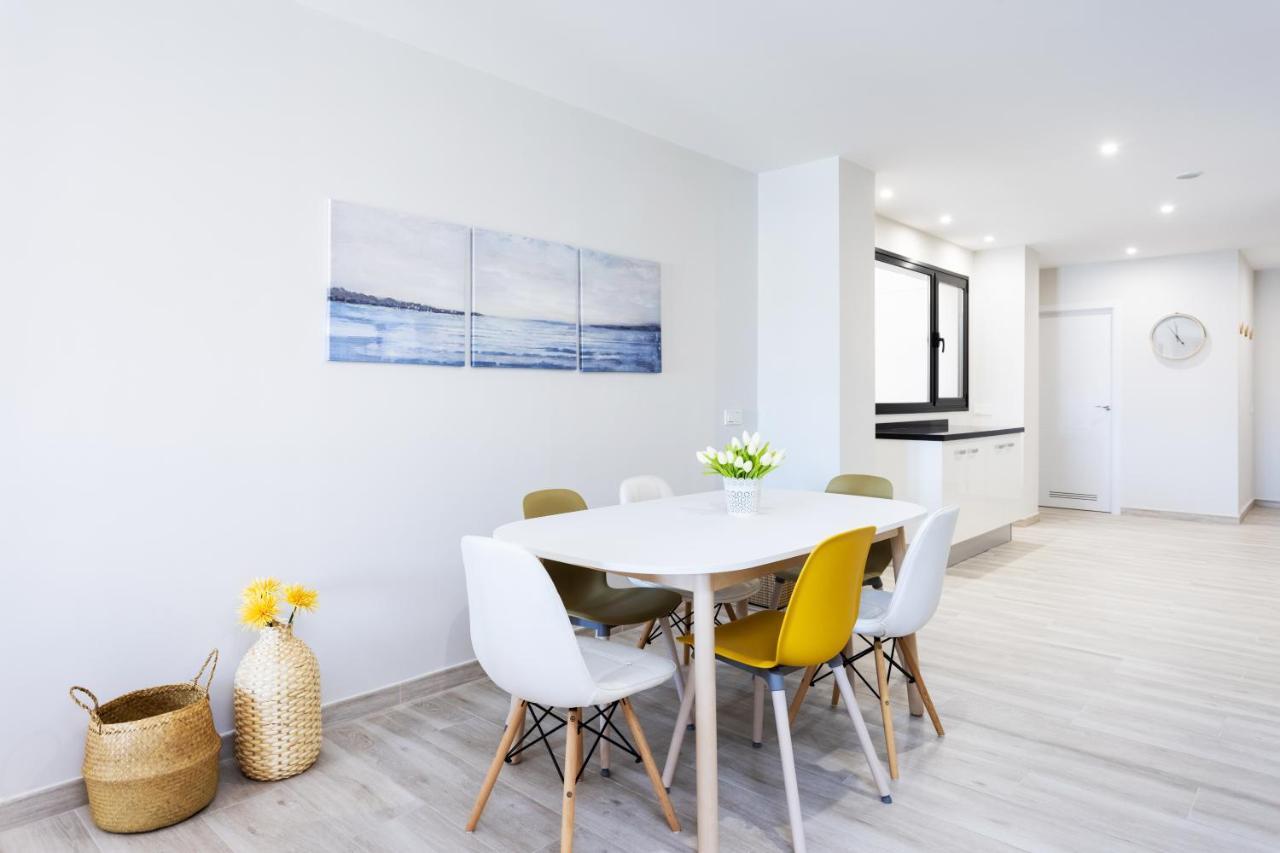 New 140M2 Loft-Style Flat At Town Heart, 3 Beaches Close Casa Leon El Médano Eksteriør bilde